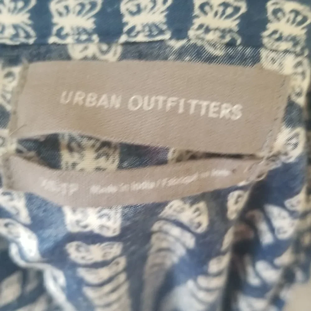 Urban Outfitters  Blue& White Wrap Dress Sz Xsmall